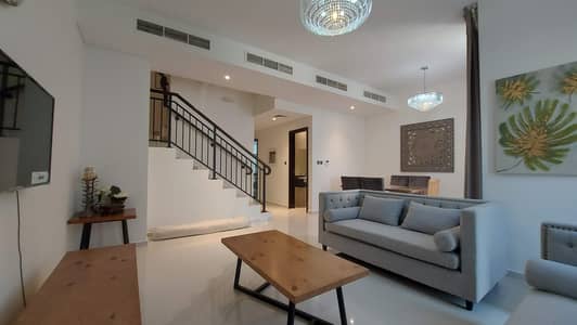 3 Bedroom Townhouse for Rent in DAMAC Hills 2 (Akoya by DAMAC), Dubai - Furnished | Near Pool | Large Interiors