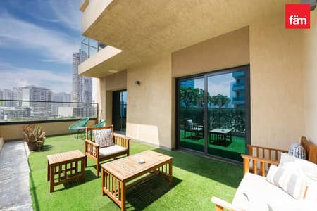 1 Bedroom Apartment for Rent in Jumeirah Village Circle (JVC), Dubai - Fully Furnished | Big Terrace | Swimming Pool View 1 Bedroom Apartment for Rent in Jumeirah Village Circle (JVC), Dubai - Fully Furnished | Big Terrace | Swimming Pool View