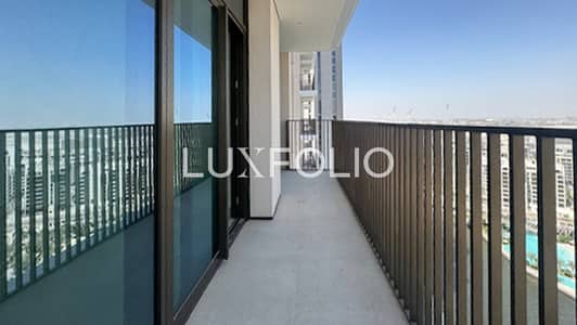 3 Bedroom Flat for Rent in Dubai Creek Harbour, Dubai - Burj & Canal View | Spacious | Maids Room