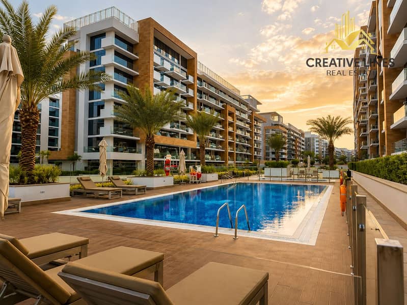Pool View 2 Bedroom Apartment | Azizi Riviera 61 | Family Home | Premium Community - Image 1