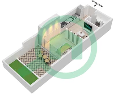 Reem by Vision - Studio Apartment Unit 8 FLOOR 1 Floor plan
