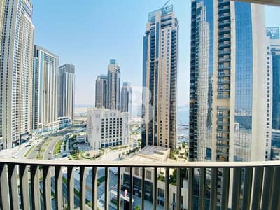 2 Bedroom Flat for Rent in Dubai Creek Harbour, Dubai - Skyline Sea View | Semi furnished | Mid Floor 2 Bedroom Flat for Rent in Dubai Creek Harbour, Dubai - Skyline Sea View | Semi furnished | Mid Floor