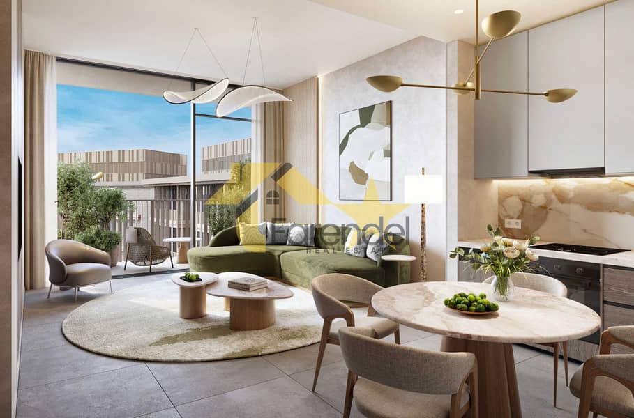 3 1BR - Kitchen and Living. jpg