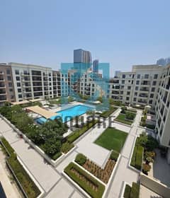 RAEDY TO MOVE 1BHK - UNFURNISHED- POOL VIEW