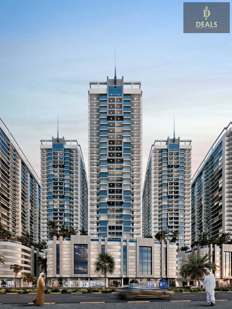 9 Ajman Creek Towers Single Tower View. jpg
