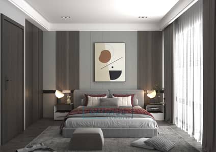 2 habitaciones Apartamento para en Venta en Al Furjan, Dubai - BED A1. jpg 2 habitaciones Apartamento para en Venta en Al Furjan, Dubai - BED A1. jpg