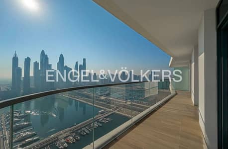 2 Bedroom Apartment for Rent in Dubai Harbour, Dubai - Upgraded I High Floor I Fully Furnished