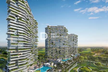 2 Bedroom Flat for Sale in DAMAC Hills, Dubai - Tower A | Corner Unit | Full Golf Course View