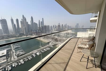 2 Camere Appartamento in affitto a Dubai Harbour, Dubai - 07-balcony-marina-view. jpg 2 Camere Appartamento in affitto a Dubai Harbour, Dubai - 07-balcony-marina-view. jpg