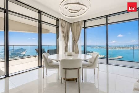 3 Bedroom Flat for Sale in Dubai Harbour, Dubai - Full Palm View | Best Corner Layout | Vacant 3 Bedroom Flat for Sale in Dubai Harbour, Dubai - Full Palm View | Best Corner Layout | Vacant