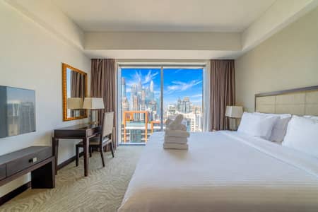 1 Bedroom Flat for Rent in Dubai Marina, Dubai - Fully Furnished | High Floor | Luxury 1BR