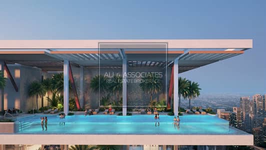 2 Cпальни Апартаменты Продажа в Дубай Даунтаун, Дубай - Top pool. jpg 2 Cпальни Апартаменты Продажа в Дубай Даунтаун, Дубай - Top pool. jpg