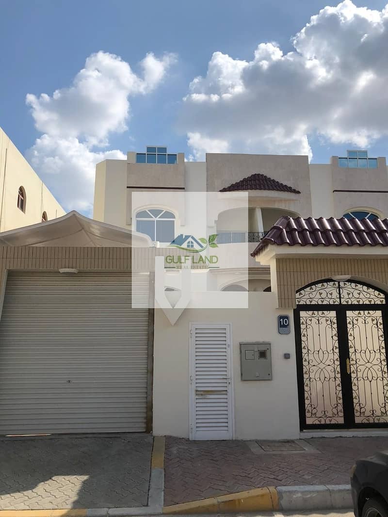 4 bedrooms villa for rent in al muroor area with maids room inside and outside car parking