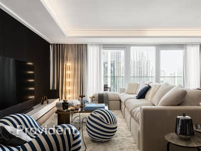 4 Bedroom Apartment for Sale in Downtown Dubai, Dubai - Full Fountain and Burj View | Luxury Interior