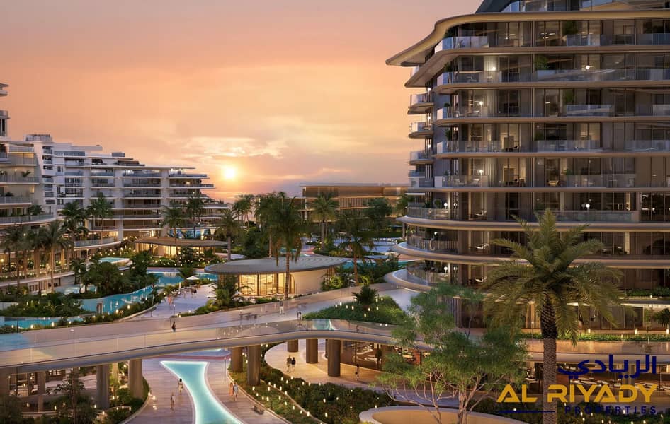 17 the-meriva-gardens-by-ellington-properties-beachfront-waterfront-top-off-plan-project-dubai-island-diera-exterior-sunset-view. png