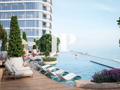 迪拜港， 迪拜 1 卧室单位待售 - Infinity Pool- Ain Dubai Facing. jpg