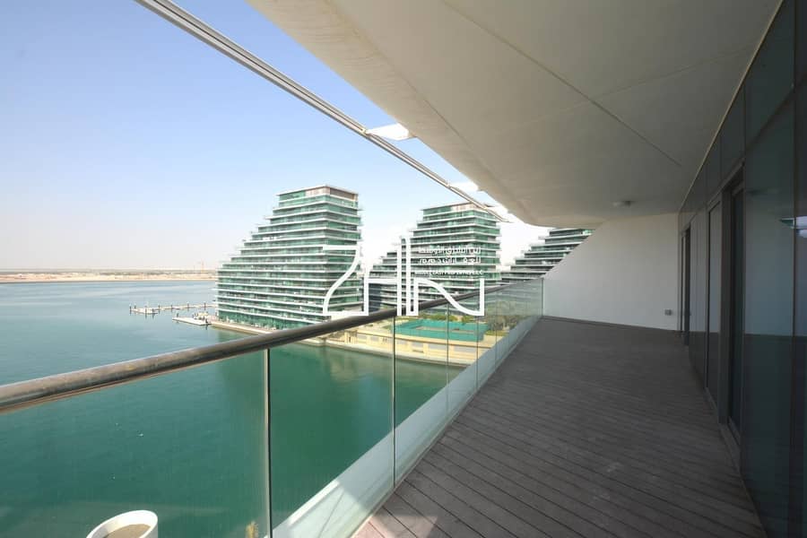 Sea View! Stunning 3 BR Apt with Large Balcony