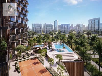 2 Schlafzimmer Wohnung zum zum Verkauf in Meydan Horizon, Dubai - BALCONY VIEW. jpg