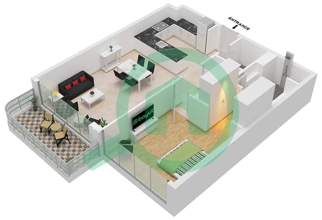 Type F Unit 2 Floor 2
Unit 4 Floor 1,19
Unit 5 Floor 2-18 Type F Unit 2 Floor 2
Unit 4 Floor 1,19
Unit 5 Floor 2-18