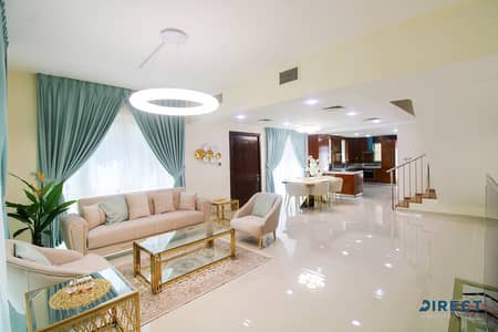 4 Bedroom Villa for Rent in Jumeirah Village Circle (JVC), Dubai - Fully Furnished | Available Now | Great Location
