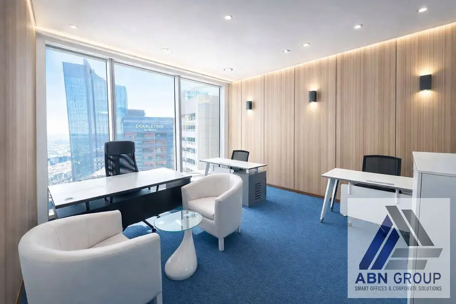 Premium Furnished Office | Bright City‑View Workspace in BurJuman Tower