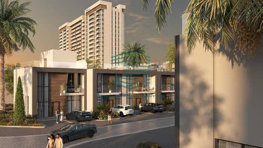 2 Schlafzimmer Villa zum zum Verkauf in Dubai Investments Park (DIP), Dubai - street-sunset copy. jpg 2 Schlafzimmer Villa zum zum Verkauf in Dubai Investments Park (DIP), Dubai - street-sunset copy. jpg