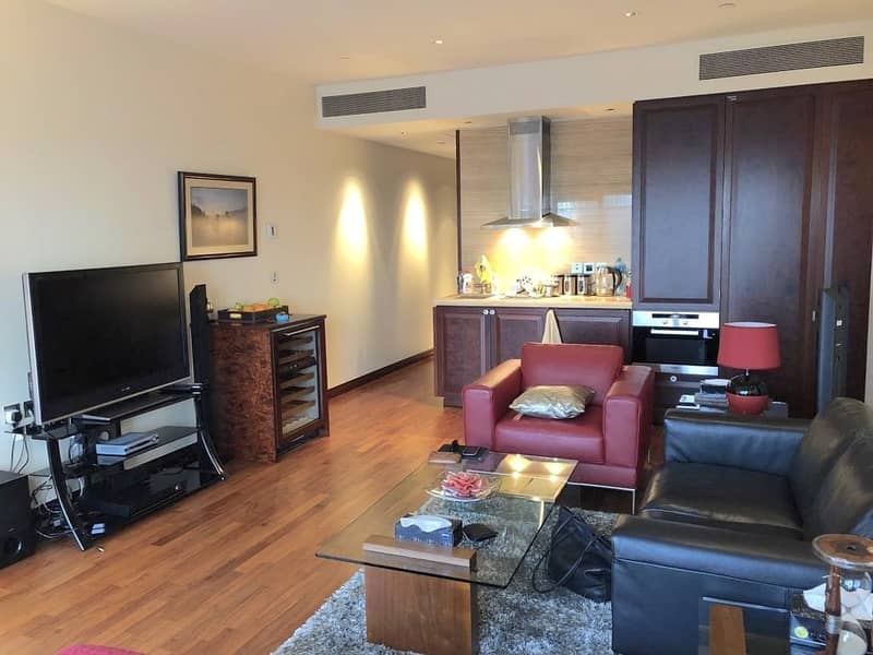 Stunning furnished studio with DIFC and sea views