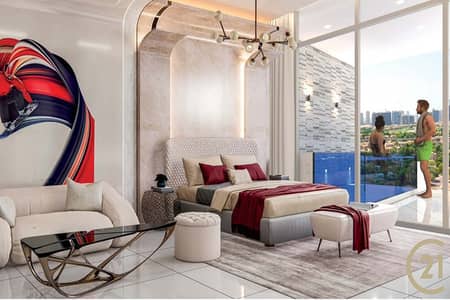 2 Bedroom Flat for Sale in Dubai Sports City, Dubai - High Floor | Balcony Pool | Golf Course Views