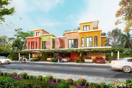 5 Camere Villa in Vendita a DAMAC Lagoons, Dubai - Lagoon Townhouse (5CE-3CM) Portofino - FRONT. jpg 5 Camere Villa in Vendita a DAMAC Lagoons, Dubai - Lagoon Townhouse (5CE-3CM) Portofino - FRONT. jpg
