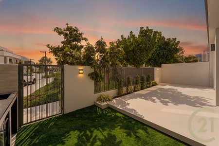 4 Bedroom Townhouse for Rent in Tilal Al Ghaf, Dubai - Corner Plot | Landscaped | Close to Pool