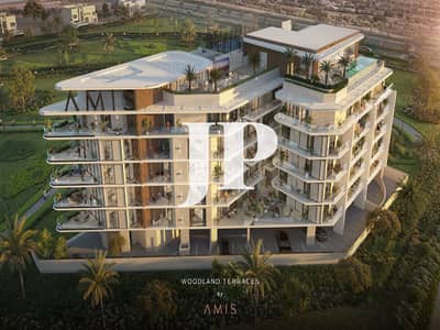 شقة 1 غرفة نوم للبيع في مدينة محمد بن راشد (MBR City)، دبي - Woodland Terraces By AMIS - Aerial View. jpg