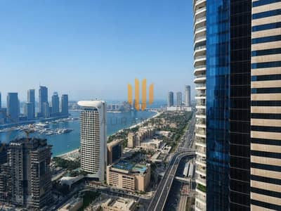 3 Bedroom Apartment for Rent in Dubai Marina, Dubai - High-Floor 3BR | Marina Views | Unfurnished