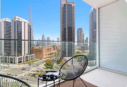 Studio for Rent in Business Bay, Dubai - Burj Khalifah View | Furnished | Vacant Studio for Rent in Business Bay, Dubai - Burj Khalifah View | Furnished | Vacant