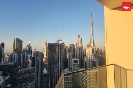 Studio for Rent in Business Bay, Dubai - High Floor | Burj View | Multiple Cheques