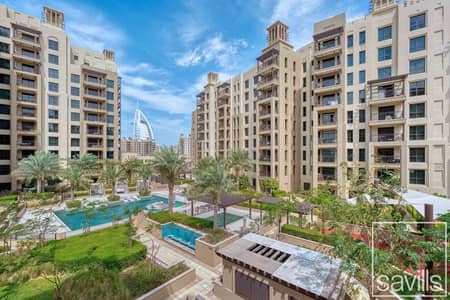 2 Bedroom Apartment for Sale in Umm Suqeim, Dubai - Larger Layout | Corner Unit | Burj Al Arab View