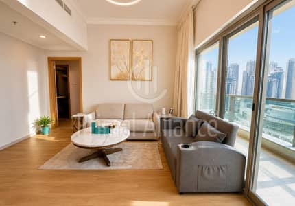 1 Bedroom Apartment for Rent in Dubai Marina, Dubai - Spacious | Marina View | Furnished | Chiller Free