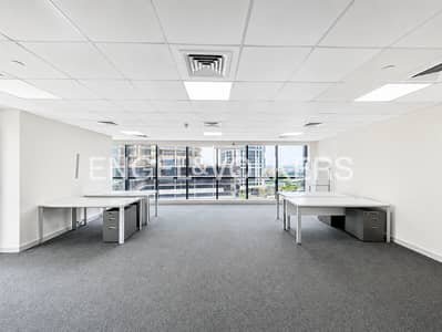 Office for Rent in Jumeirah Lake Towers (JLT), Dubai - Close To Metro | Partitioned | SZR View