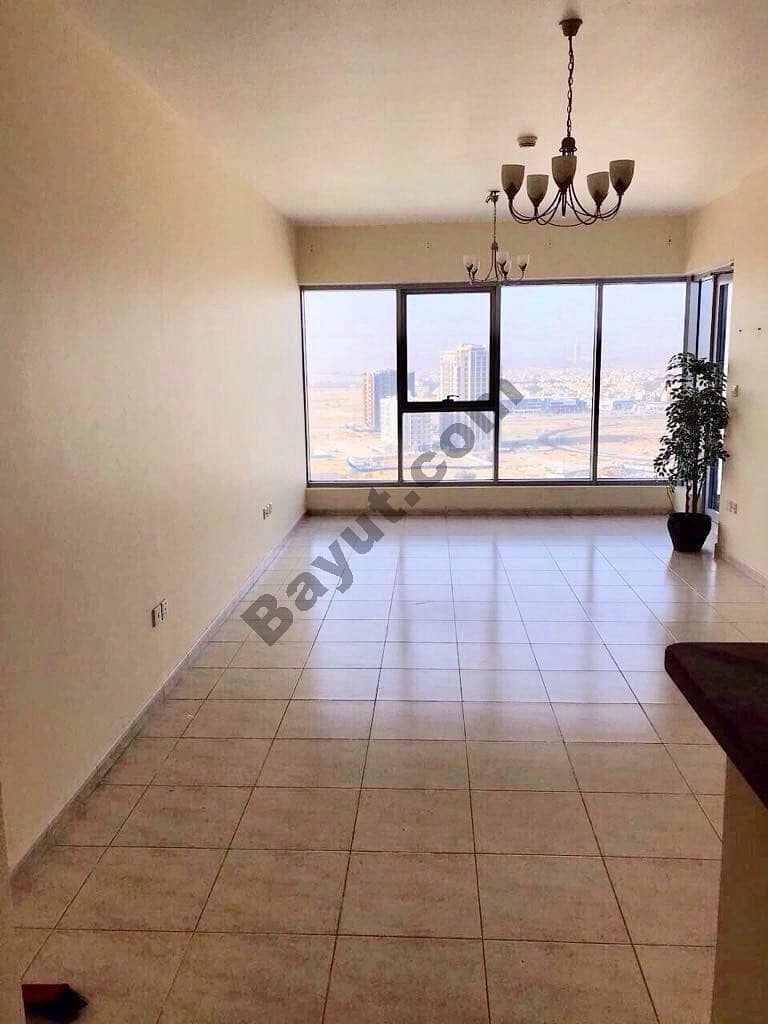 Higher Floor Two Bedroom With Balcony  For Rent In Sky Courts Tower E 50000/4 cheques