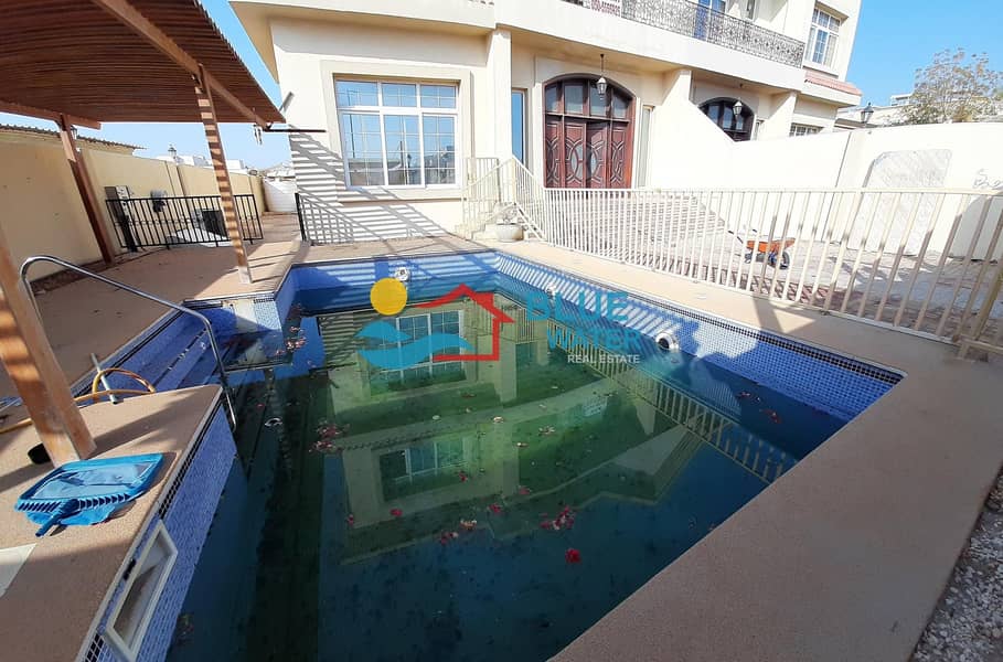 Negotiable Private Entrance 4 Bed Villa With Private Pool In khalifa  City A