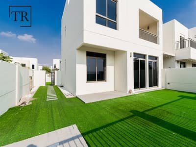 4 Bedroom Townhouse for Rent in Town Square, Dubai - Corner Unit | Single Row | Open Views | Maids Room