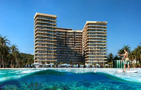 1 Bedroom Flat for Sale in Al Marjan Island, Ras Al Khaimah - 01_Mondrian_Exterior_Beachfront. jpg 1 Bedroom Flat for Sale in Al Marjan Island, Ras Al Khaimah - 01_Mondrian_Exterior_Beachfront. jpg