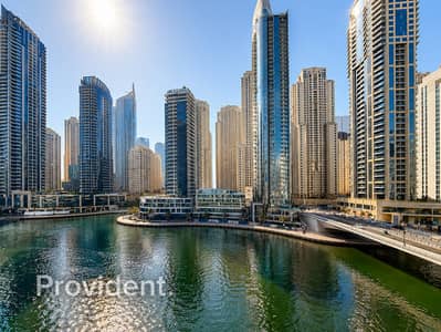 1 Bedroom Apartment for Rent in Dubai Marina, Dubai - Spacious 1BR | Marina Canal View | Furnished | Large Balcony 1 Bedroom Apartment for Rent in Dubai Marina, Dubai - Spacious 1BR | Marina Canal View | Furnished | Large Balcony