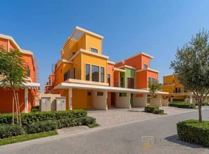 Townhouse de 4 chambres à à vendre à DAMAC Lagoons, Dubai - Maison de ville à DAMAC Lagoons，Portofino, 4 chambres, 2695000 AED - 15939932