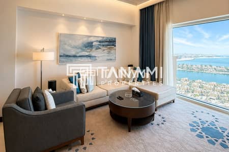 2 Bedroom Apartment for Rent in The Marina, Abu Dhabi - Fully Furnished | Stunning Sea View | Spacious 2br