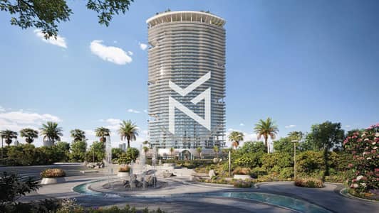 2 Bedroom Apartment for Sale in RAK Central, Ras Al Khaimah - 01_Azure_Tower_Exterior. jpg