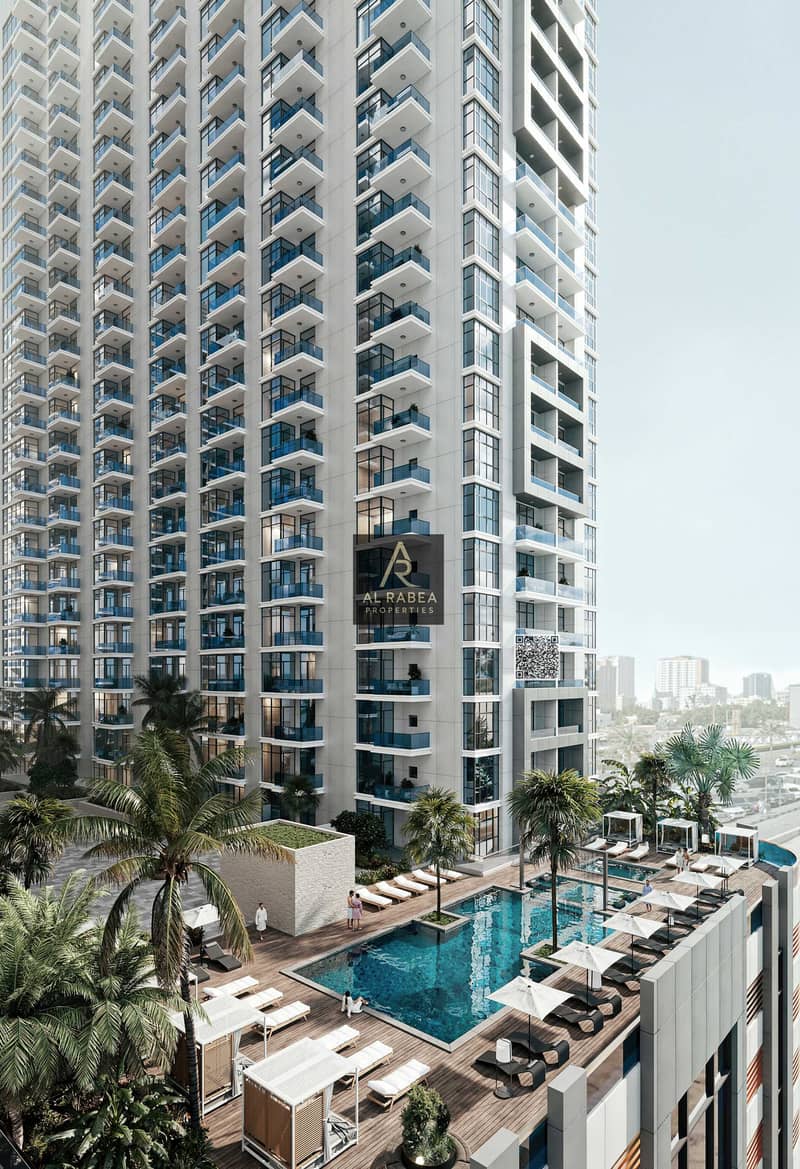 2 Ajman Creek Towers Pool View 2. jpg
