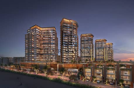 شقة 1 غرفة نوم للبيع في قرية الحمراء، رأس الخيمة - 01_Waterfront_Exterior_Night. jpg شقة 1 غرفة نوم للبيع في قرية الحمراء، رأس الخيمة - 01_Waterfront_Exterior_Night. jpg