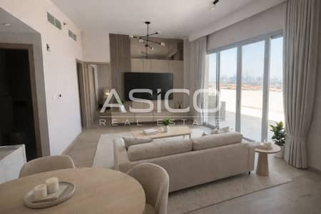 2 Bedroom Apartment for Rent in Jumeirah Village Triangle (JVT), Dubai - Spacious 2BR + Maid | Huge Terrace | Skyline View