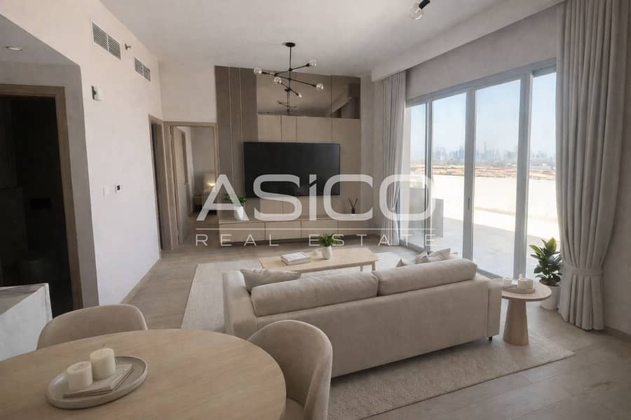 Spacious 2BR + Maid | Huge Terrace | Skyline View Spacious 2BR + Maid | Huge Terrace | Skyline View