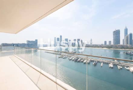 3 Bedroom Apartment for Rent in Dubai Harbour, Dubai - Palm and Marina Views | Corner Unit | Brand New